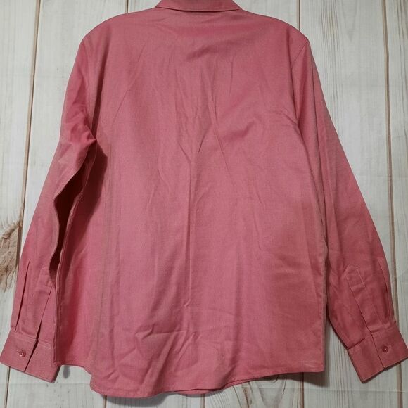Talbots Blouse Ladies Size 10 Barbiecore - Picture 2 of 7